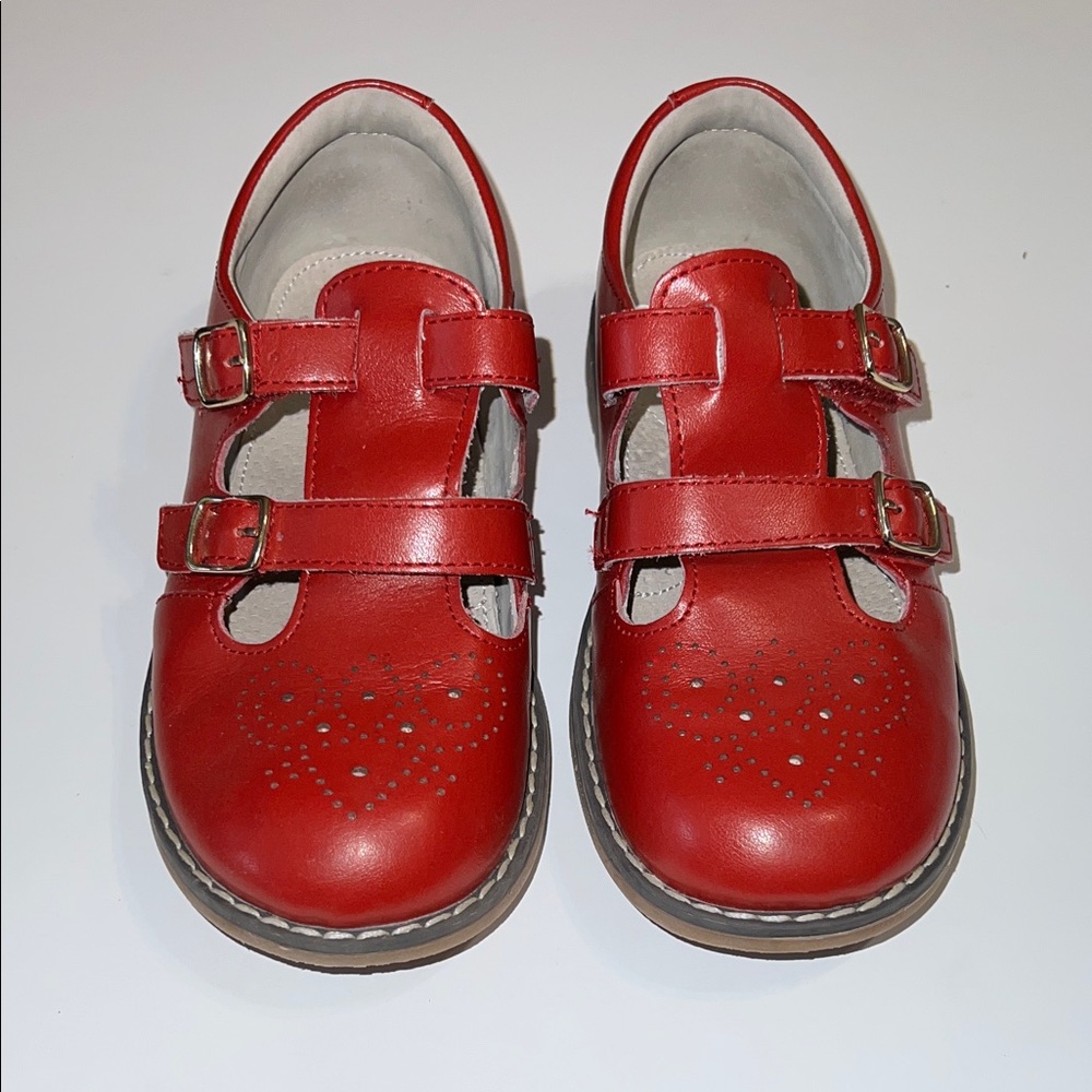 Lamour Girls Red Kids Shoes
